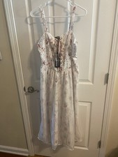 New Woman’s Flower Corset style Long Dress XL