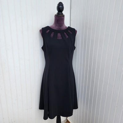 ALYX Dress Women Black Sleeveless Keyhole Neck Stretch Back Zip Sheath  Dress 14 | eBay