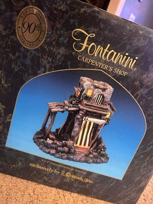 Fontanini Heirloom Nativities 1998 Carpenter's Shop Village Building Boxed