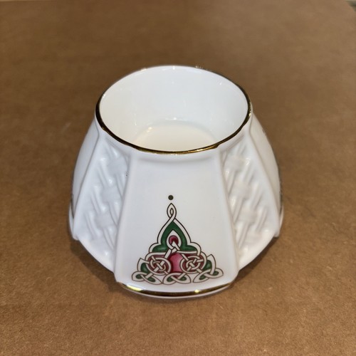 VINTAGE TARA BONE CHINA CELTIC SPIRIT VOTIVE HOLDER MADE IN IRELAND EUC #Q - Picture 2 of 12