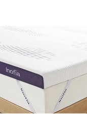 Inofia Sleep Gel Memory Foam Mattress Topper King GELEX Bed Topper150x200x8cm