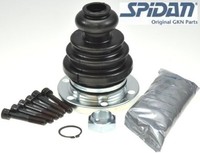 Spidan 26125 Faltenbalgsatz FüR Antriebswelle Achsmanschette Set Satz FüR Audi