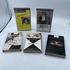 Lot of 5 Michael Jackson Tapes - Off The Wall Got To Be There Black Or White