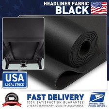 35"/60"/72"/80"/98" Flat Knit Headliner Fabric Foam Back Material Car/Truck Roof