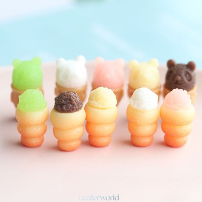 20PC 1/6 Scale Dollhouse Miniatures Lot Mini Food Ice Cream Dessert Store Market