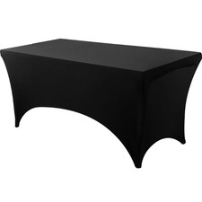 Spandex Fitted Tablecloth Stretch Rectangular Table Cover Washable Wrinkle Resis