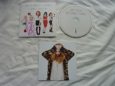 Janet Devlin Outernet Song 1 track CD single signed with art card