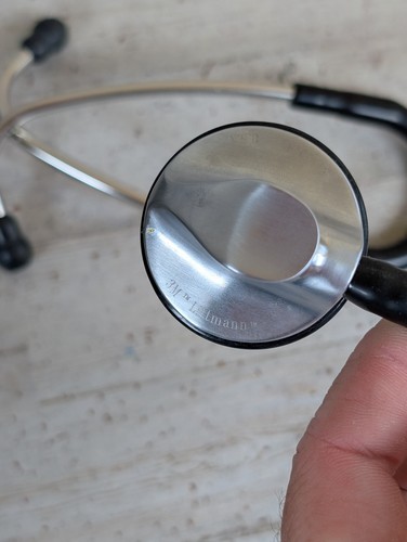 3M Littmann Master Classic II Stethoscope 2144L Black 27" w/ Box - Used - Picture 3 of 7