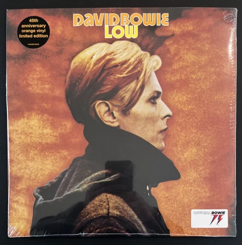 DAVID BOWIE LOW ORANGE VINYL LP 40TH ANNIVERSARY LIMITED EDITION NEW Bent Cover