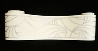 5833-38) Hochwertige Tapeten BordüRe Borte Weiss Silber 5M X Ca. 13,3Cm