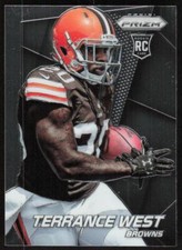 2014 Panini Prizm 263 Terrance West Cleveland Browns RC Football Card