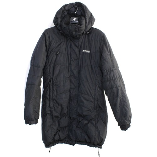 Lady Parka Jacket Size S Hooded Black 