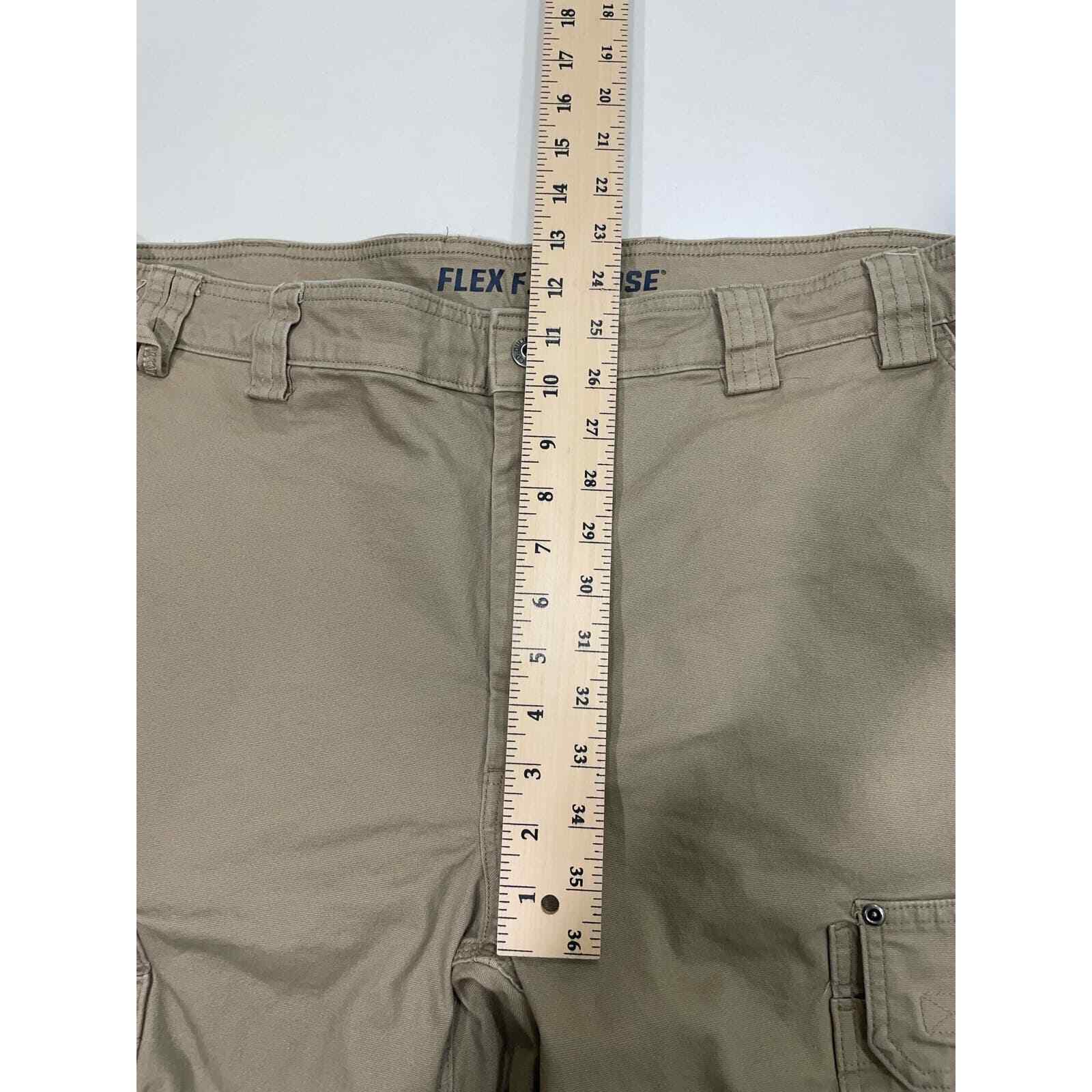 Duluth Trading Co Pants Mens 44x28 Tan Relaxed Ca… - image 7