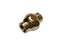 Verschraubung Konisch Rotguss, Nr.3340, Ig/Ig 3/4 Kupferrohre Schraubfittings