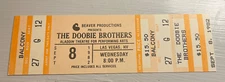 DOOBIE BROTHERS RARE UNUSED CONCERT TICKET LAS VEGAS, NV 09/08/1982