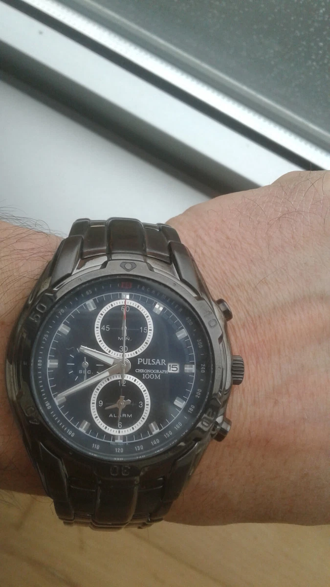 Pulsar Seiko PF3701X CHRONOGRAPH ALARM VINTAGE COLLECTION WATCH