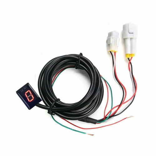 Motorcycle Red LED Gear Indicator , For YAMAHA YZF R1 R6 FZ8 Mt03 MT-01 Fzs600 - Foto 1 di 15