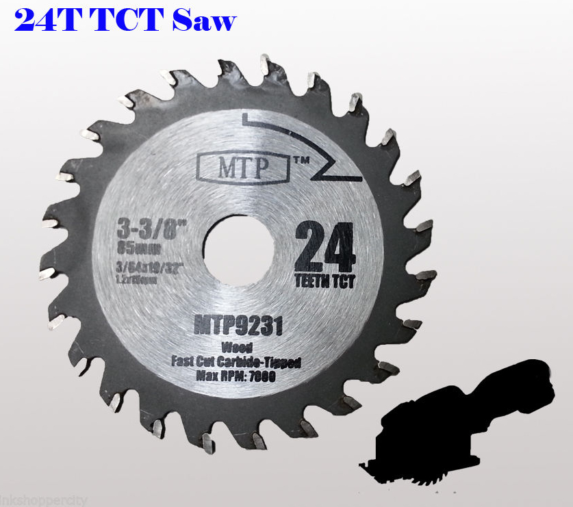 1x TCT 85mm x 15mm Saw Blade For Rockwell VersaCut Worx WorxSaw WA5039