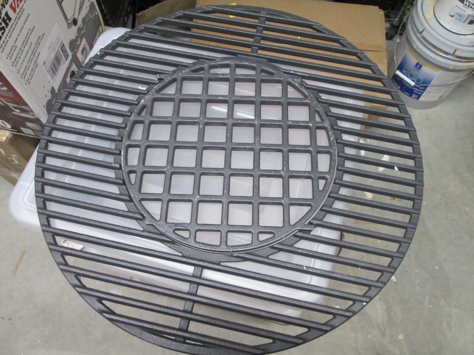 21 1/2 inch cast iron round bbq grill grate eBay