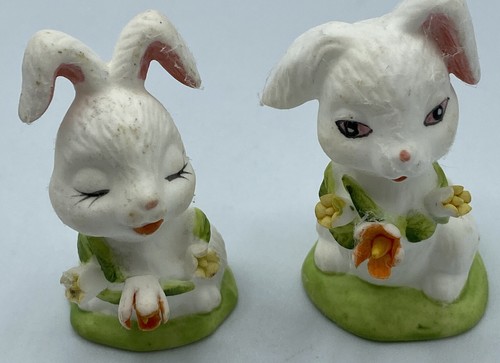 Vintage MARURI MASTERPIECE Rabbit Bunny Easter Spring Bone China Mini Figures 2 - Bild 9 von 12