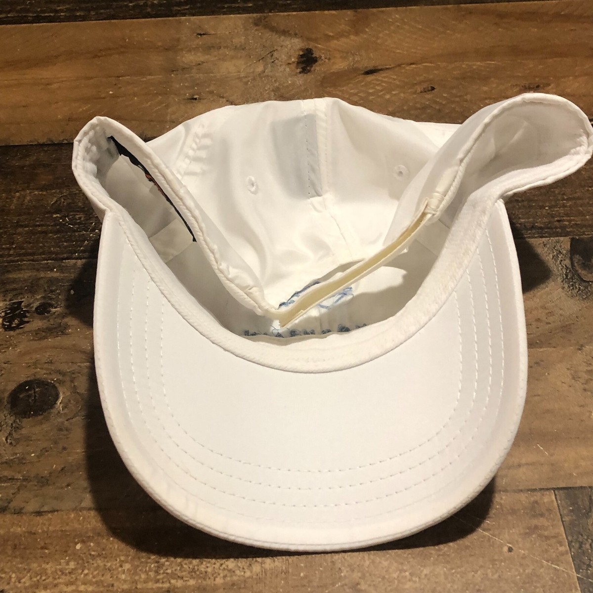 Mountain Shadows Hat Strapback Cap Mens White Blue Scottsdale Golf