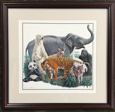 Mort Kunstler Endangered Species Artist Proof Custom Framed Print