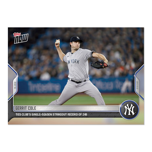 2022 Topps Now 977 Gerrit Cole