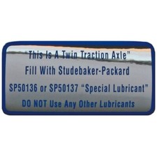 Twin Traction Decal | 1963-64 Studebaker Car ...
