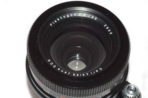 LEGENDAIRE! objectif 35mm f2,8 ZEISS FLEKTOGON bouchon-filtre-pare-soleil-houss: - Imagen 2 de 24
