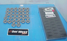 32 New Del West Mini Top Lock Titanium Retainers 1.250 O.d. 32 New Del West Mini Top Lock Titanium Retainers 1.250 O.d.