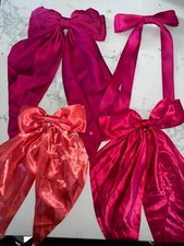 Big Bow Hair Clips Wide Bows Hair Ribbons Cute Hair Accessories Satin Clips