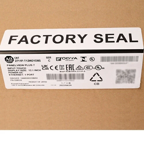 2711P-T12W21D8S PanelView Plus 7 Graphic Terminal New Factory Sealed