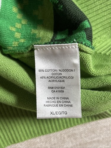Minecraft Creeper Green Winter Sweater (Boys Size XL) Christmas Holiday - Picture 9 of 10