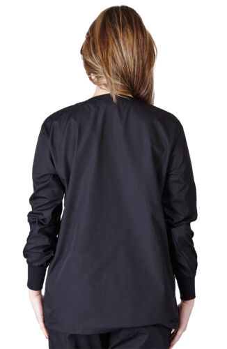Medical Nursing Dental Long Sleeve Jackets Lab Coat Scrub Top Women Men Unisex - Picture 14 of 35