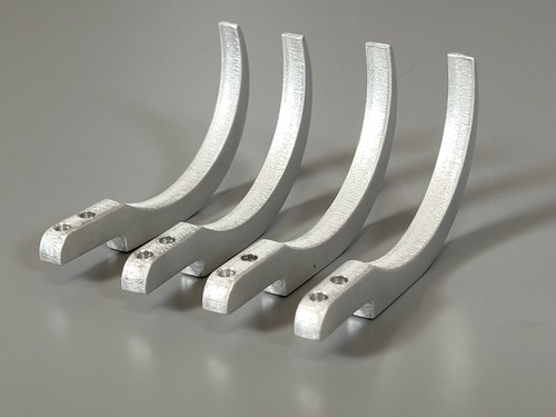 Aluminum J Mount Set for Fuel Tank Tamiya R/C Toy 1/14 Knight Grand King Hauler - Picture 5 of 7
