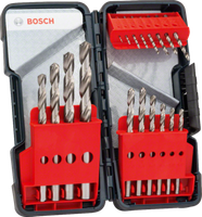 Bosch HSS-G Metallbohrer-Set In Toughbox, 135°, Din 338 Ø 1-10 Mm 18 Tlg.