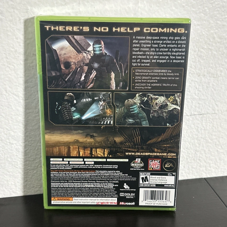 Dead Space (Xbox 360, 2008) Brand New Factory Sealed - Image 2 of 4