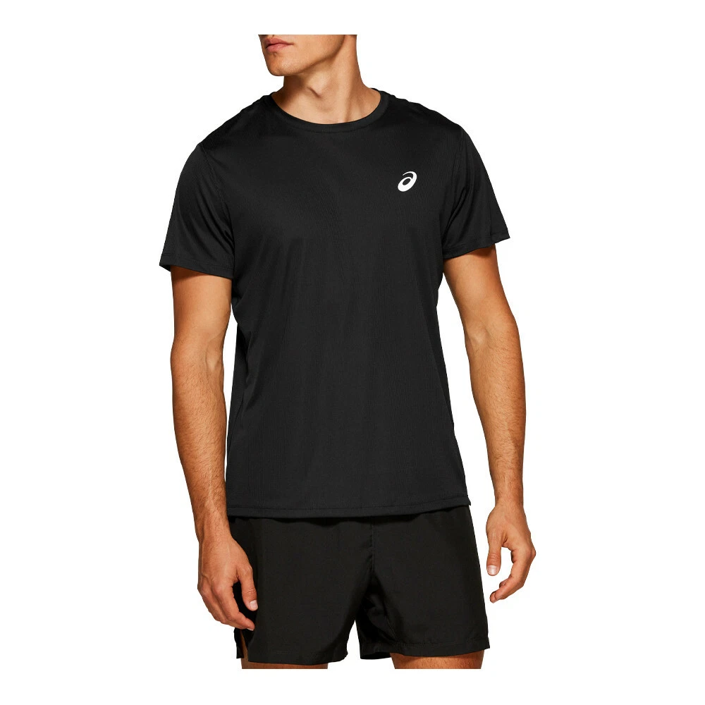 Asics black t shirt sale