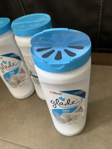 3 Glade Carpet and Room Refresher Powder Clean Linen Scent 32oz Ea NEW - Picture 6 of 6