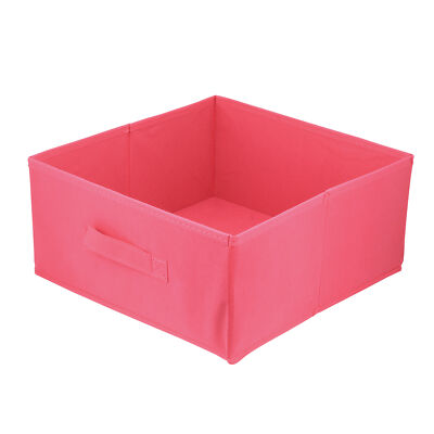 LAVITA Storage Box faltbare Aufbewahrung Boxen Universal 31x31x15 cm dunkelrosa