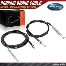 2x Rear Left & Right Parking Brake Cable for Cadillac Escalade Chevy GMC Yukon