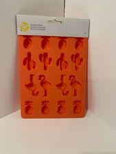 Wilton Tropical Pineapple, Flamingo, Cactus Silicone Candy Mold | Cake