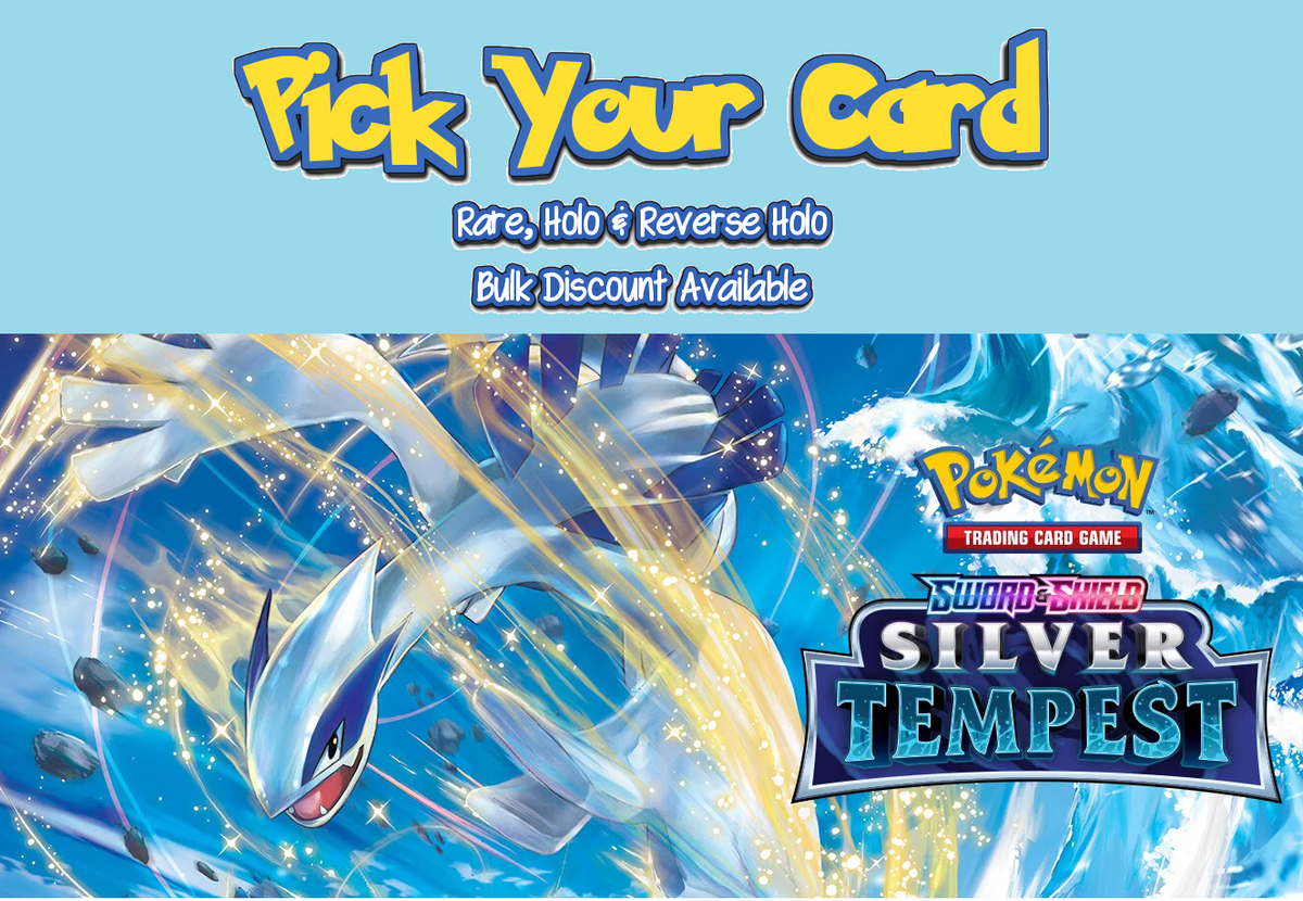 pokemon set with 195 cards Pokemon Silver Tempest - Complete Your Set (001-195)