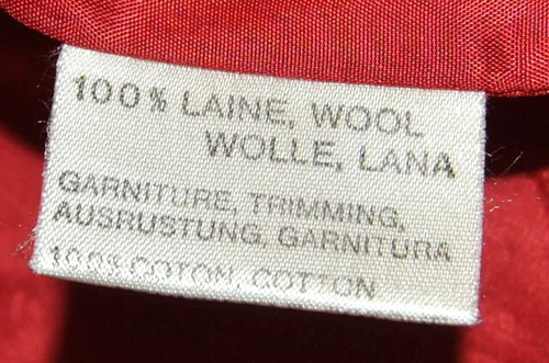 Vintage Nina Ricci Boutique Paris For Bloomingdale's Red Wool Coat sz L RARE - Picture 9 of 11