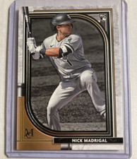 2021 Topps Museum Collection #37- NICK MADRIGAL Rookie RC Card.. rookie card picture