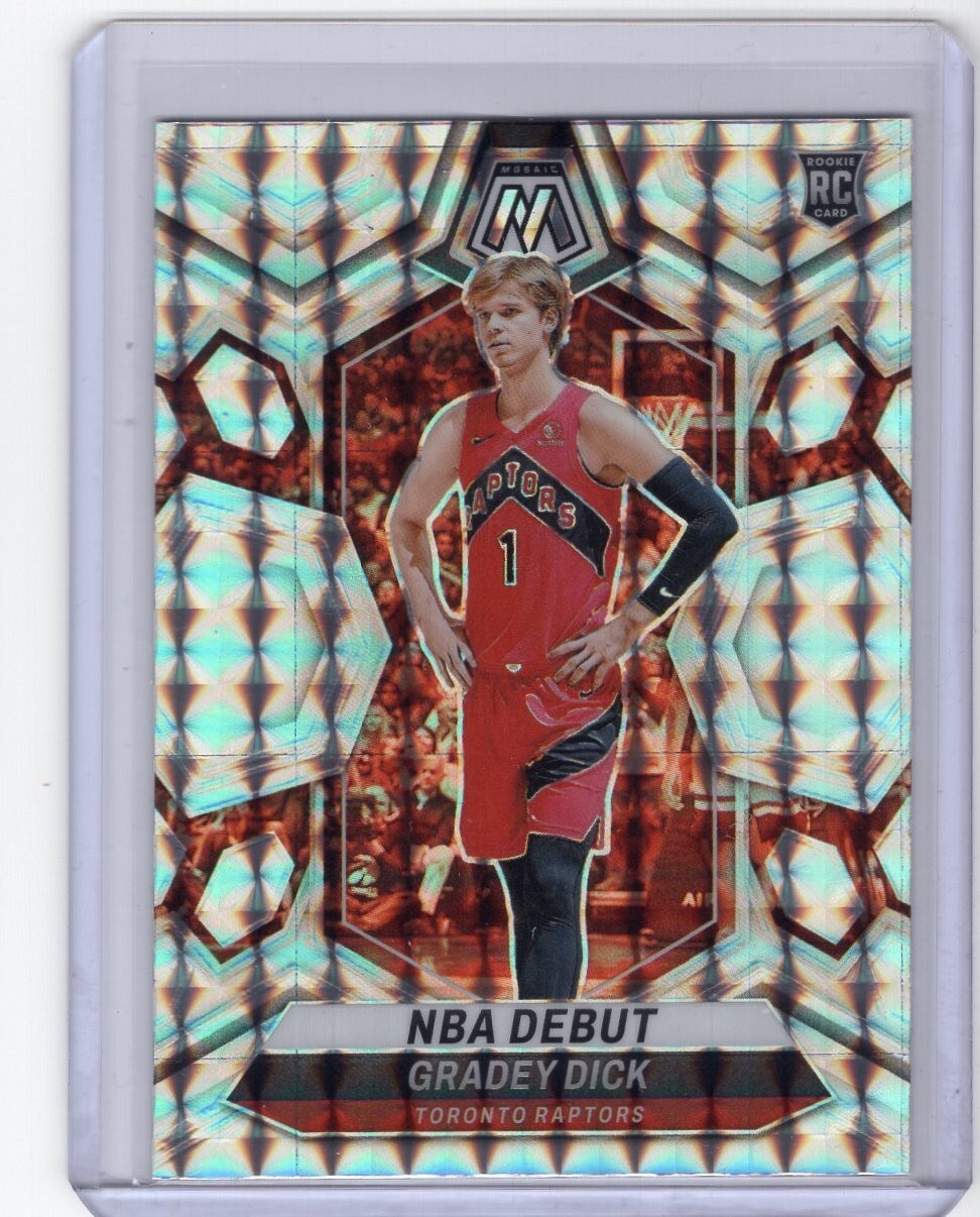 2023-24 Panini Mosaic Basketball #260 Gradey Dick Silver Prizm (RC) NBA Debut