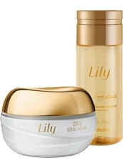 o'Boticario Lily Oleo Perfumado + Body Cream Corporal Oil 8.8oz-5oz  - FANTASTIC