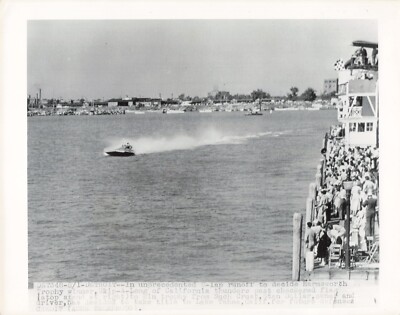 Harmsworth Cup 1949 ACME Press Photo Skip A Long Motorboat Race Dollar a*P130b