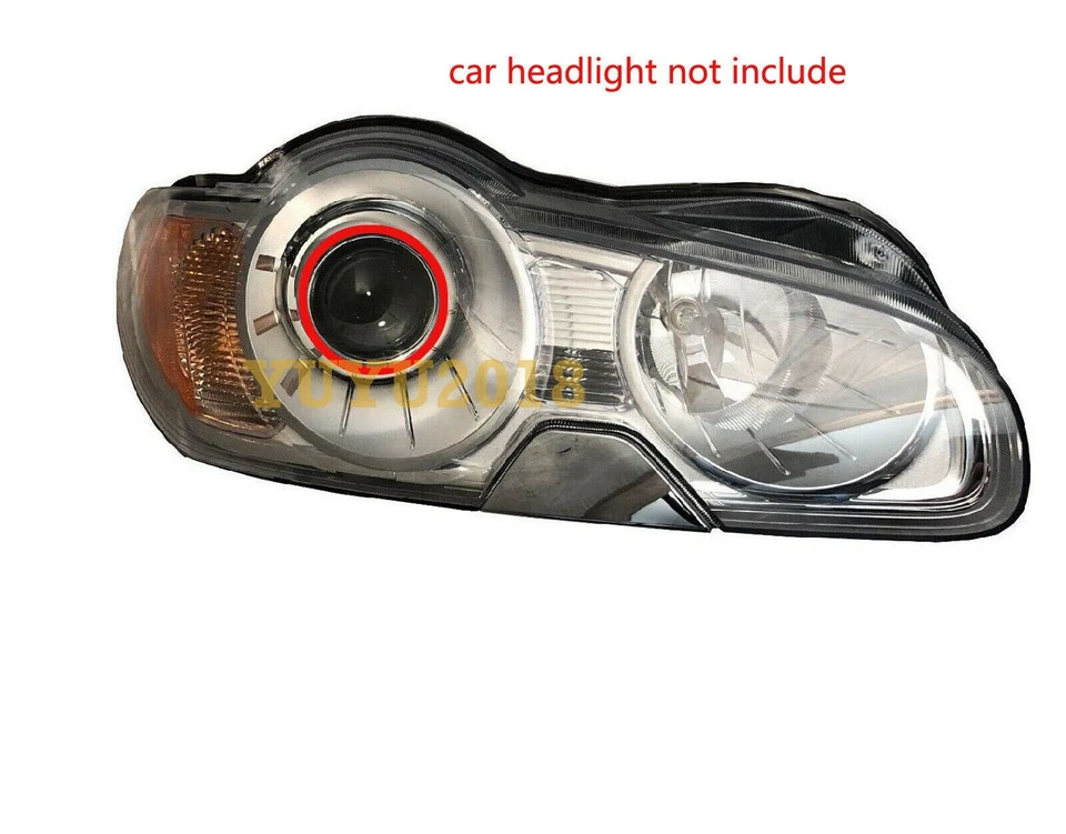 Dream color halo ring for Jaguar XF 09-11 Flow Chasing RGB BT APP Flash DRL LED - Изображение 2 из 4