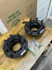 99-04 Ford F450 F550 4x4 8x170 To 8x225mm Front Axle Dually Wheel Hub Adapters